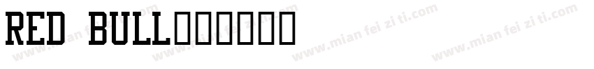 red bull字体转换